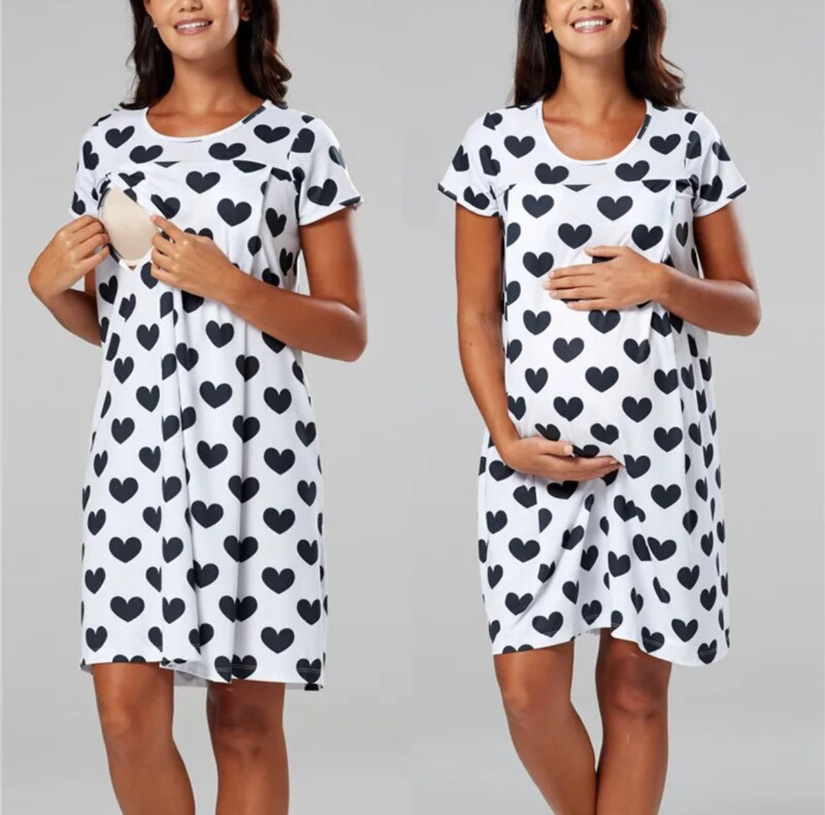 Printed Nursing Nightgown