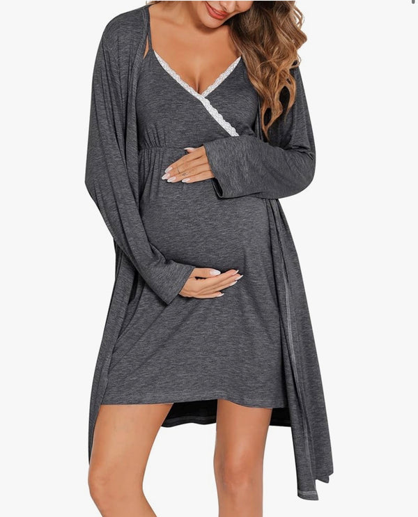 Nightgown & Robe Set