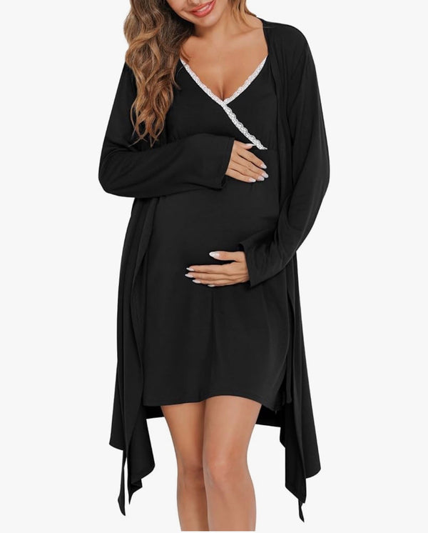 Nightgown & Robe Set