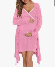 Floral Nightgown & Robe Set