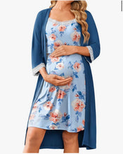 Floral Nightgown & Robe Set