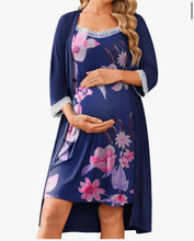 Floral Nightgown & Robe Set