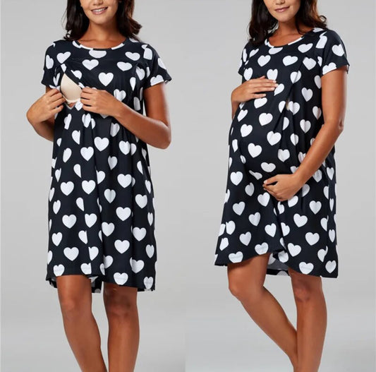Printed Nursing Nightgown